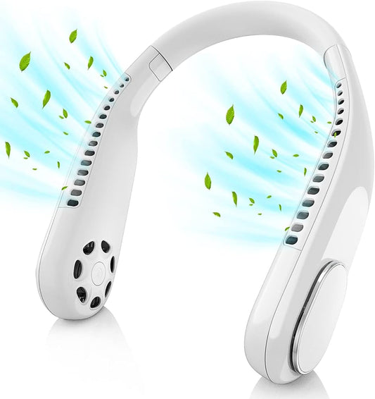 Portable Neck Fan, Hands Free Bladeless Fan